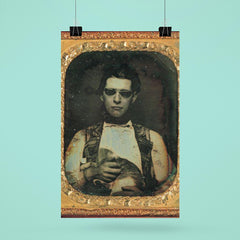 Portrait of a Blind Man Holding a Cat, c. 1850 poster 6