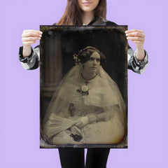Portrait of a Bride by Southworth and Hawes, c. 1850 poster 3