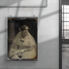Portrait of a Bride by Southworth and Hawes, c. 1850 poster 4