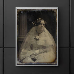 Portrait of a Bride by Southworth and Hawes, c. 1850 poster 5