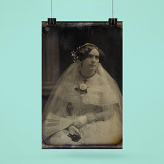 Portrait of a Bride by Southworth and Hawes, c. 1850 poster 6