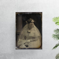 Portrait of a Bride by Southworth and Hawes, c. 1850 poster 7