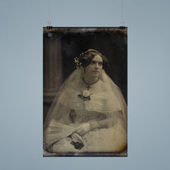 Portrait of a Bride by Southworth and Hawes, c. 1850 poster 9