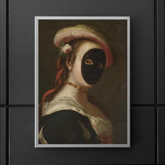 Portrait of a Lady Wearing a Carnival Mask, Venetian School poster 5