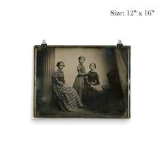 Portrait of a Mother and Two Daughters by Southworth and Hawes, c. 1856 poster 3