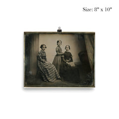 Portrait of a Mother and Two Daughters by Southworth and Hawes, c. 1856 poster 4