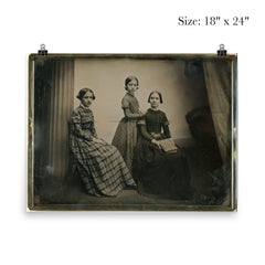 Portrait of a Mother and Two Daughters by Southworth and Hawes, c. 1856 poster 5