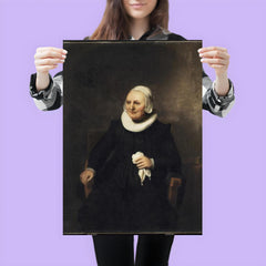 Portrait of a Seated Woman with Handkerchief by Carel Fabritius poster 3