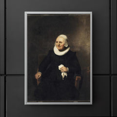 Portrait of a Seated Woman with Handkerchief by Carel Fabritius poster 5