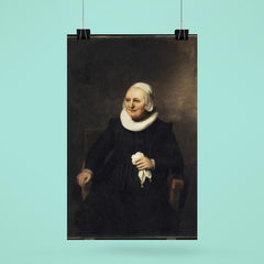 Portrait of a Seated Woman with Handkerchief by Carel Fabritius poster 6