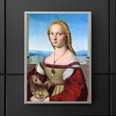 Portrait of a Young Lady with a Unicorn by Raphael poster 5