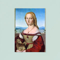 Portrait of a Young Lady with a Unicorn by Raphael poster 8