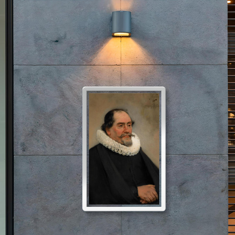 Portrait of Abraham de Potter by Carel Fabritius poster 2