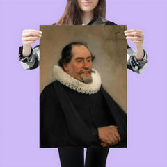 Portrait of Abraham de Potter by Carel Fabritius poster 3