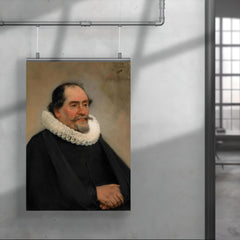 Portrait of Abraham de Potter by Carel Fabritius poster 4