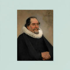 Portrait of Abraham de Potter by Carel Fabritius poster 8