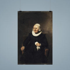 Portrait of an Old Woman with a Handkerchief by Carel Fabritius poster 9