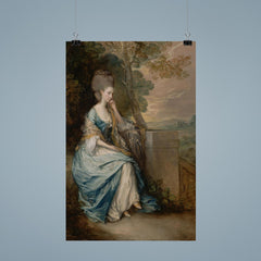 Portrait of Anne, Countess of Chesterfield by Gainsborough poster 9