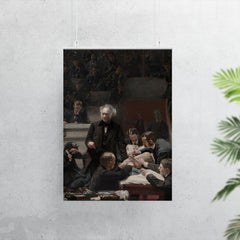 Portrait of Dr. Samuel D. Gross (The Gross Clinic) by Thomas Eakins, 1875 poster 7