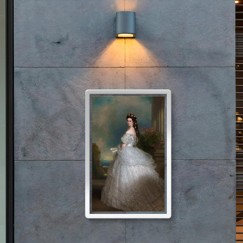 Portrait of Empress Elisabeth of Austria by Franz Xaver Winterhalter poster 2