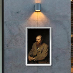 Portrait of Fyodor Dostoevsky by Vasili Perov poster 2