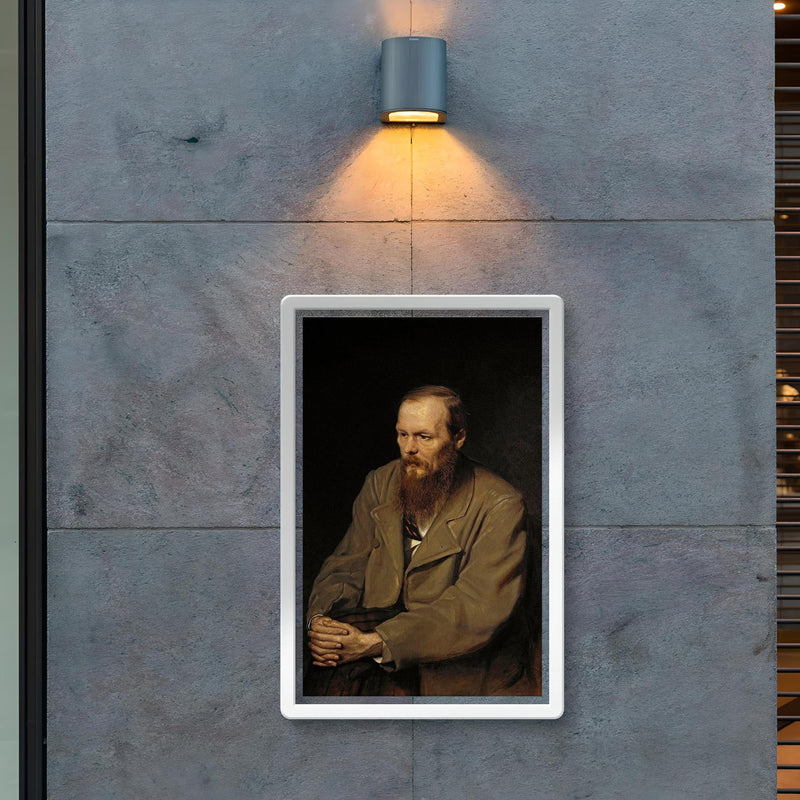 Portrait of Fyodor Dostoevsky by Vasili Perov poster 2