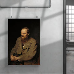 Portrait of Fyodor Dostoevsky by Vasili Perov poster 4