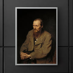 Portrait of Fyodor Dostoevsky by Vasili Perov poster 5