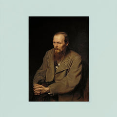 Portrait of Fyodor Dostoevsky by Vasili Perov poster 8