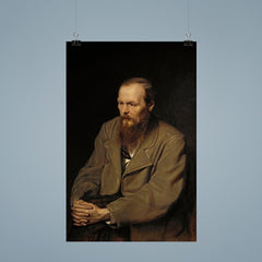 Portrait of Fyodor Dostoevsky by Vasili Perov poster 9
