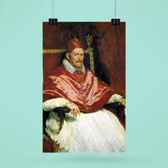 Portrait of Innocent X by Diego Velazquez poster 6