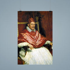 Portrait of Innocent X by Diego Velazquez poster 9