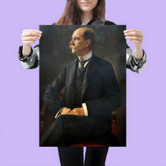 Portrait of King George I of Greece by Georgios Jakobides, 1914 poster 3