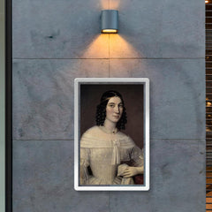 Portrait of Margaretha Etholén by Johan Erik Lindh, 1839 poster 2