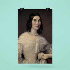 Portrait of Margaretha Etholén by Johan Erik Lindh, 1839 poster 6