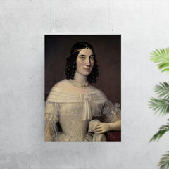 Portrait of Margaretha Etholén by Johan Erik Lindh, 1839 poster 7