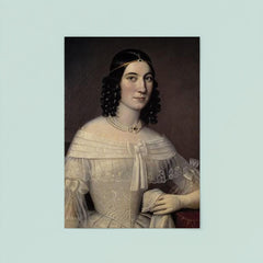 Portrait of Margaretha Etholén by Johan Erik Lindh, 1839 poster 8