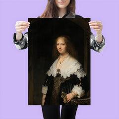 Portrait of Maria Trip by Rembrandt van Rijn poster 3