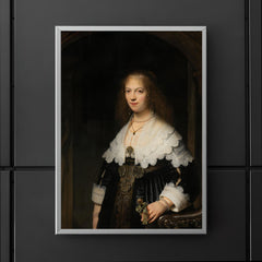 Portrait of Maria Trip by Rembrandt van Rijn poster 5