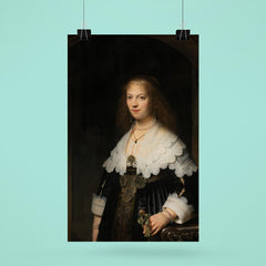 Portrait of Maria Trip by Rembrandt van Rijn poster 6