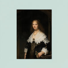 Portrait of Maria Trip by Rembrandt van Rijn poster 8
