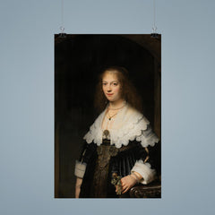Portrait of Maria Trip by Rembrandt van Rijn poster 9
