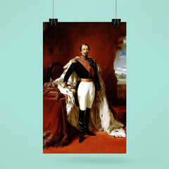Portrait of Napoléon III by Franz Xaver Winterhalter, 1855 poster 6
