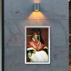 Portrait of Pope Innocent X by Diego Velázquez, 1650 poster 2