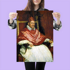 Portrait of Pope Innocent X by Diego Velázquez, 1650 poster 3