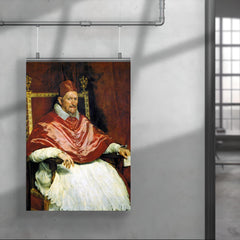 Portrait of Pope Innocent X by Diego Velázquez, 1650 poster 4