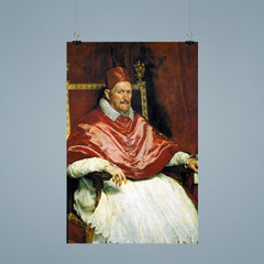 Portrait of Pope Innocent X by Diego Velázquez poster 9