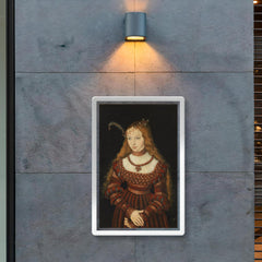 Portrait of Princess Sibylle of Cleve by Lucas Cranach the Elder poster 2