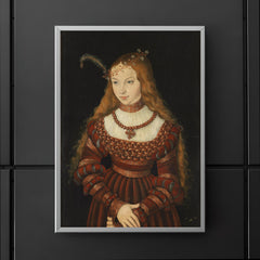 Portrait of Princess Sibylle of Cleve by Lucas Cranach the Elder poster 5