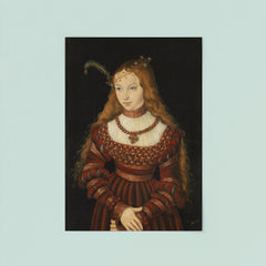 Portrait of Princess Sibylle of Cleve by Lucas Cranach the Elder poster 8
